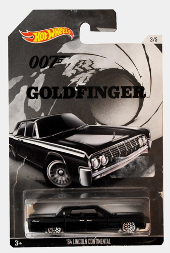 Hot Wheels 007 Gold Finger 64 Lincoln Continental