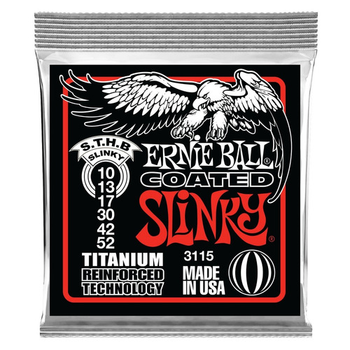 Encordado Ernie Ball 3115 Coated Titanium Slinky 10 - Oddity