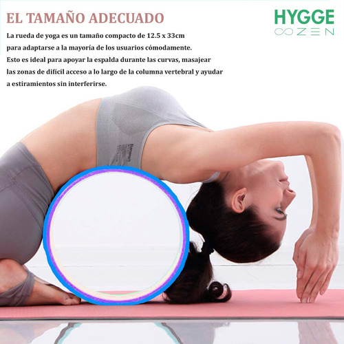 Imagen 6 de 10 de Aro Rueda Wheel Yoga Pilates Aerobic Fitness Estiramiento