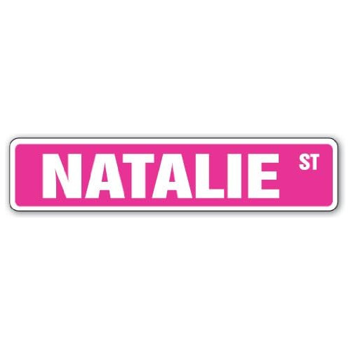 Señal De Calle Natalie Habitación De Niños | Interio...