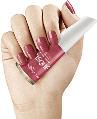 Risqué Esmalte Unhas Cor 330 - SUFLE DE GOIABA