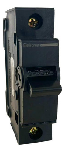 Disjuntor Nema Dqe1020 Unipolar 20a Eletromar Preto