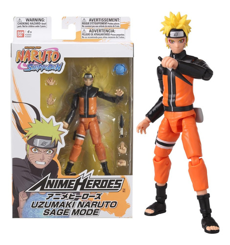 Figura Bandai Naruto Uzumaki Modo Sabio Naruto Shippuden