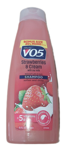 Shampoo Alberto Vo5 Leches Y Fresas +5 Vi - g a $68