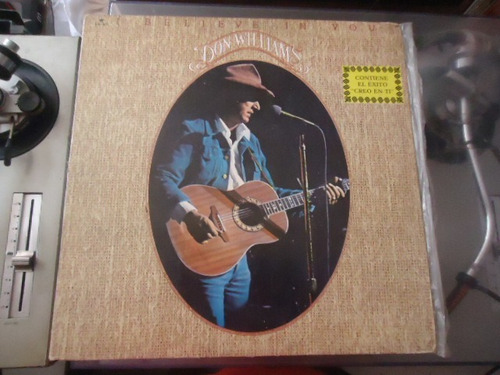 Don Williams I Believe In You Lp Vinyl Nac.