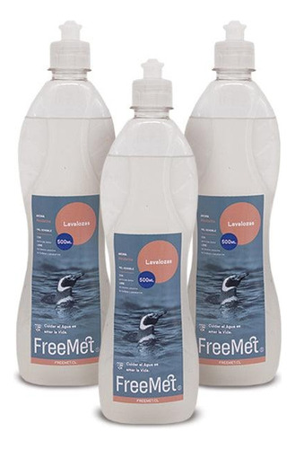 Freemet Lavaloza Concentrado Mandarina 3 X 500 Cc