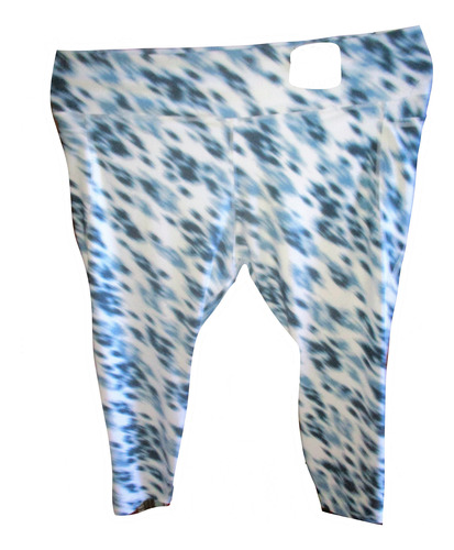 Set Pantalon Leggin Top Blanco/azul Talla 4x (48/50) Old Nav