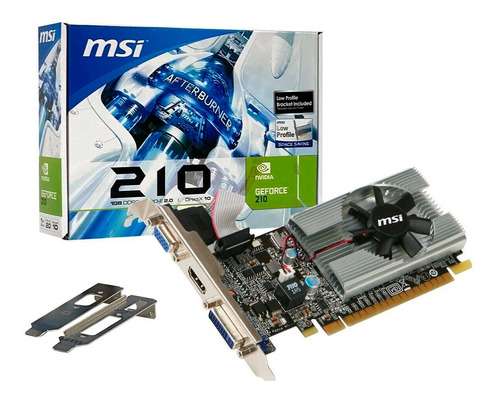 Placa De Video Msi Nvidia Geforce N210 1gb Ddr3 Low Profile