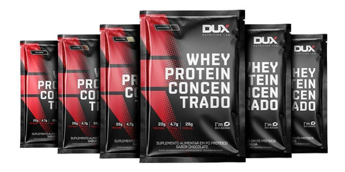 Kit 6 Sachês Whey Protein Concentrado (um De Cada Sabor)