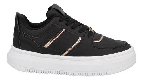 Tenis Preparatoria 822377pr Bonito Discreto Negro