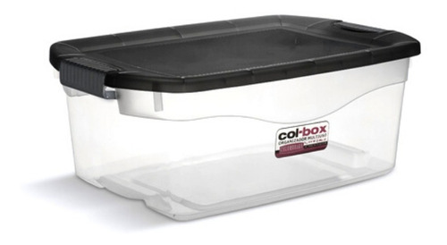 Caja Plastica Megacol Con Trabas 20 Lts X 1 Colombraro 