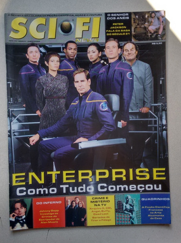 Revista Sciofi News 5 Star Trek Arquivo X Senhor Anéis 878c