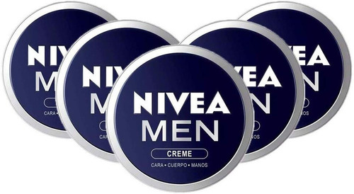 Crema Nivea Men 150 Ml (5 Unidades) Rostro, Cuerpo Y Manos