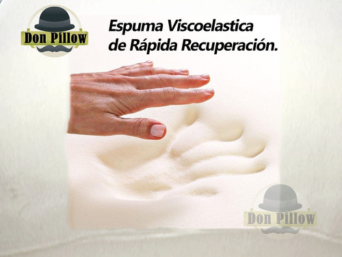 Imagen 3 de 4 de Pillow Top Desmontable Viscoelastico Premium 140x190 X5cm