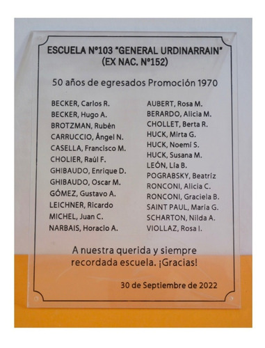 Imagen 7 de 10 de Placa Acrílico Recordatoria Cementerio Personalizada Lapidas