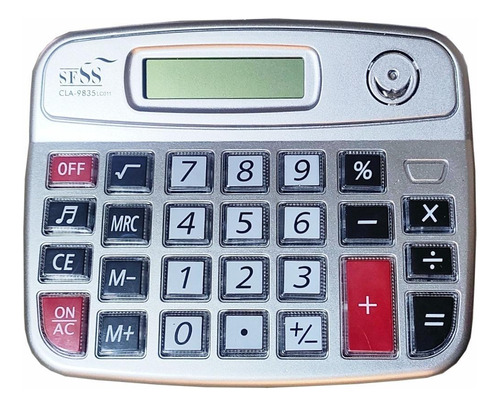 Kit 5 Calculadoras Eletrônica Mesa Comercial Escritório