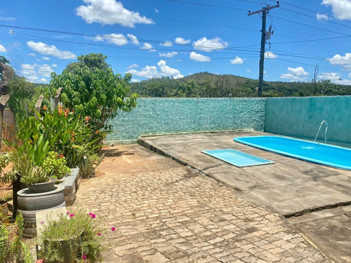 Chácara Com Casa, Piscina E Pomar Produzindo.