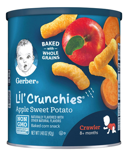 Paquete Variado Gerber Lil Crunchies, 2 Tomates De Jardín, 2