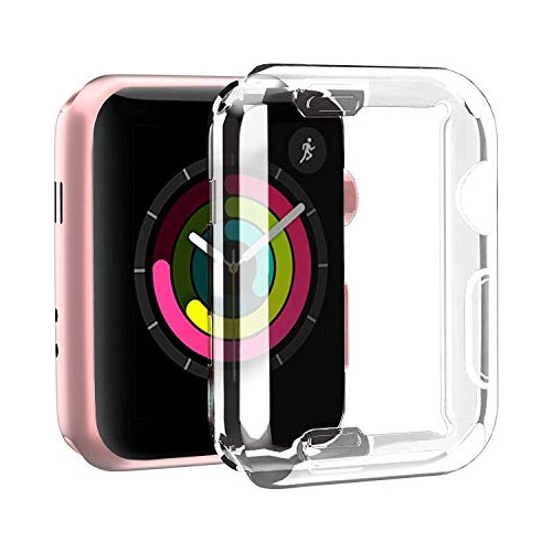 Estuche Transparente Apple Watch 42 Mm Protector De Pan...