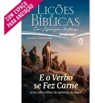 Comprar Revista Lições Bíblicas Ebd 2° Trimestre Adulto Professor - Capa Dura - Cpad - Com Espaço Para Anotações