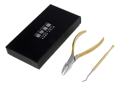 Tijeras De Cutícula De Uñas De Material Acero Dorado