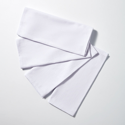 Pano De Prato Branco Pé De Galinha O Legitimo Kit Com 10