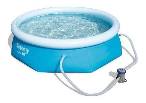 Piscina Bestway 2100l Inflável 2,4m X 66cm Filtro 220v 57268