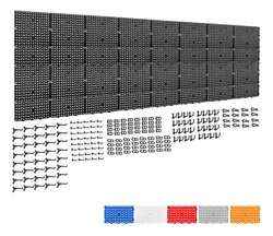 Comprar Painel De Ferramentas Organizador Plastico Ajustável 236x104 no Mercado Livre