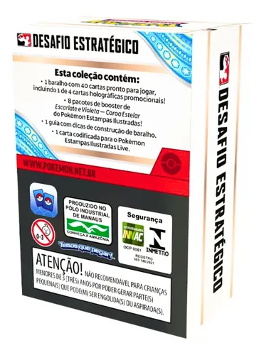 Cards Pokémon Caixa Desafio Estratégico Coroa Estelar Copag