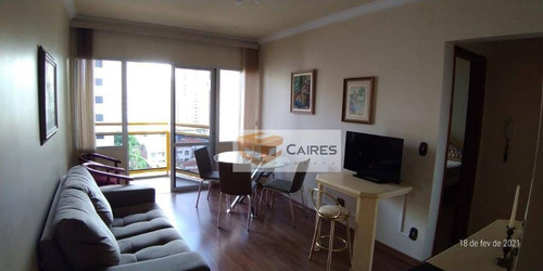 Imagem 1 de 17 de Apartamento Com 1 Dormitório Para Alugar, 50 M² Por R$ 1.700,00/mês - Centro - Campinas/sp - Ap1346