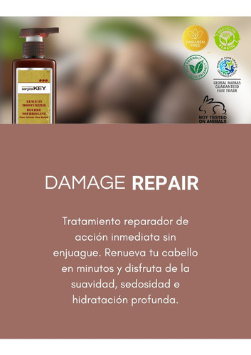 Crema Para Peinar Cabello Saryna Key Reparacion Light 300 Ml