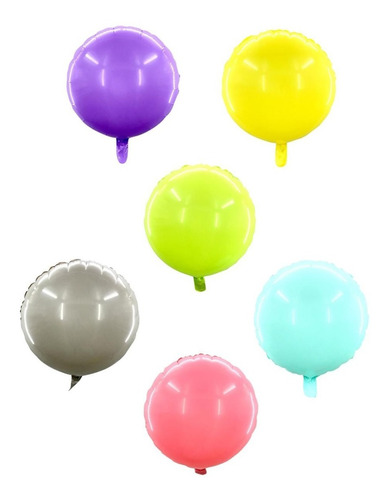 Globo Redondo Macarrón- 1u- 46 Cm- Universo Mágico-