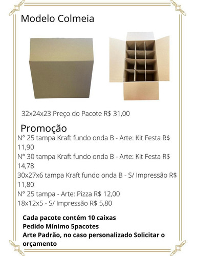 Imagem 5 de 6 de Embalagens / Caixas