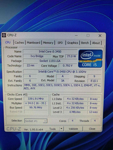 Imagem 4 de 7 de Pc Asus Completo Com I5 Teclado Mouse Hd 500 Gb Multifunc Hp