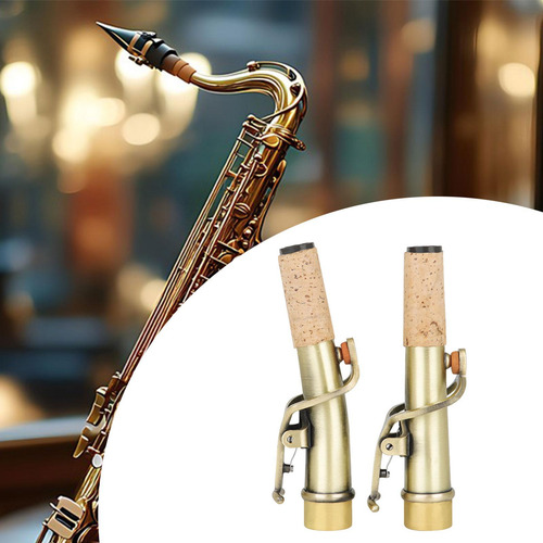 2 Piezas De Boquilla Y Cuello De Saxofón Soprano,