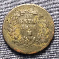 Comprar Moneda Un Centavo 1895, República Mexicana. En Cobre.