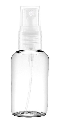 100 Frascos Pet Oval 30 Ml Válvula Spray Transparente