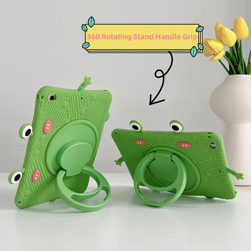 Funda Giratoria De Silicona Con Soporte For Huawei Matepad