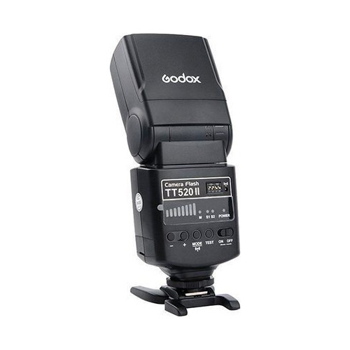 Flash Godox Tt520ii Transmisor Inalámbrico + 12 Filtros Negro