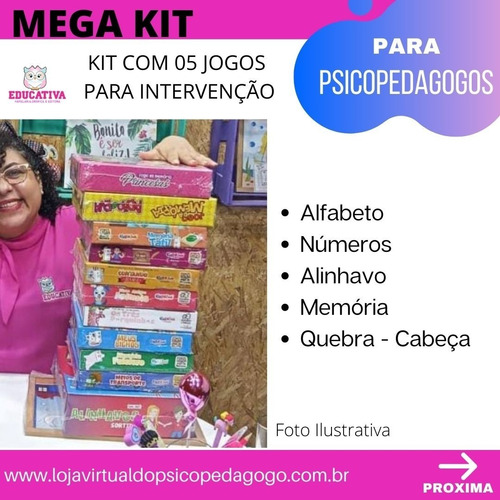 Imagem 4 de 5 de Mega Kit De Atendimento Psicopedagógico
