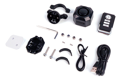 Sistema De Alarma Para Bicicleta Recargable, Accesorios Anti