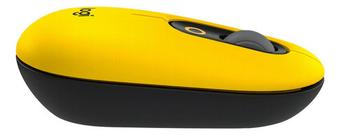 Mouse Inalambrico Bt Logitech Pop Blast Negro Y Amarillo