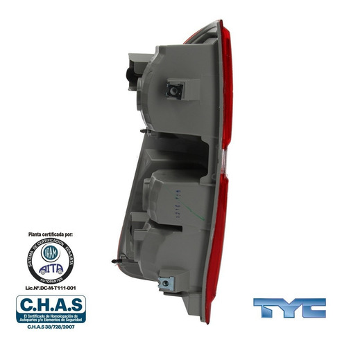 Imagen 3 de 10 de Faro Trasero Toyota Hilux 2012 2013 2014 2015 Tyc Derecho-