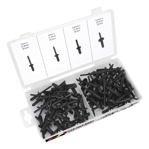 Herramienta De Rendimiento W5250 80pc Poly Rivet Surtment -