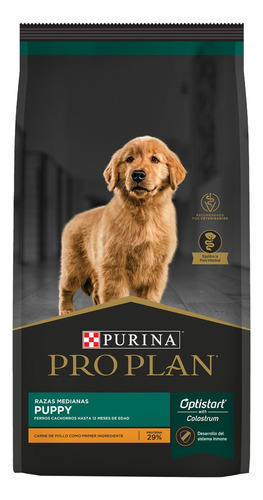 Alimento Pro Plan Complete  De Perro Pro Plan Puppy Razas Medianas para perro cachorro de raza mediana sabor pollo y arroz en bolsa de 15 kg