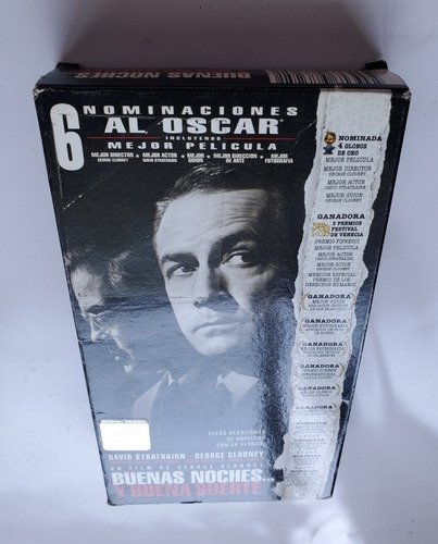 Buenas Noches Y Buena Suerte Vhs George Clooney 6 Nominacion (Usado)
