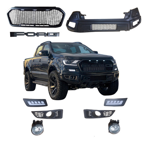 Body Kit Ford Ranger Raptor 2017 - 2019 Sin Cantoneras