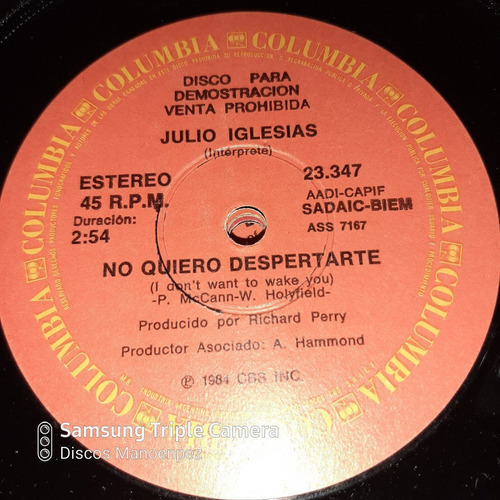 Simple Julio Iglesias Willie Nelson Columbia C12