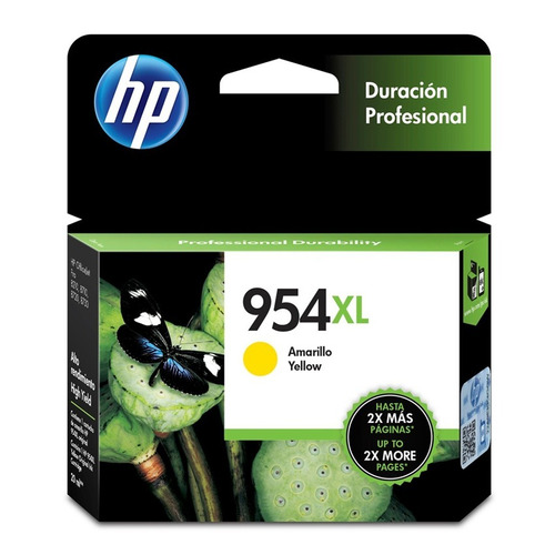 Tinta Hp 954xl Amarillo L0s68al 1,600 Paginas