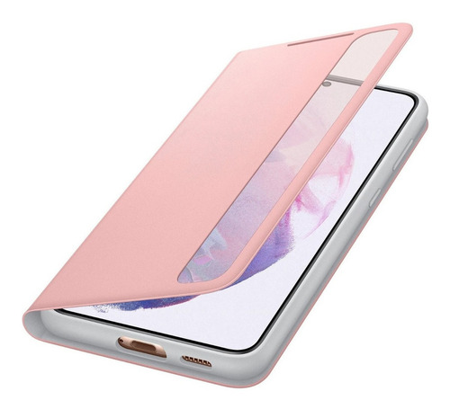 Samsung Case S-view Flip Cover Para Galaxy S21 Plus Rosado